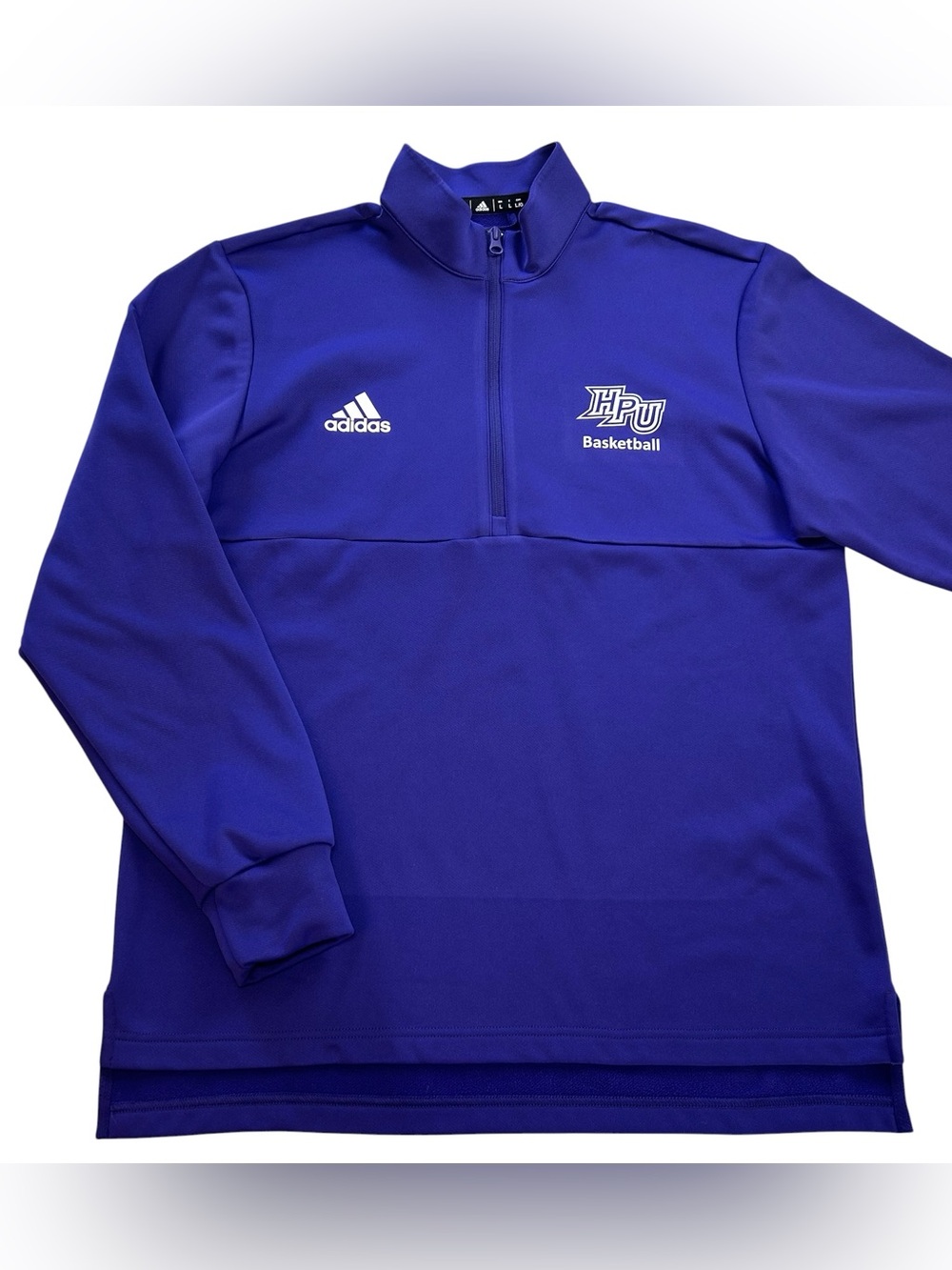 Adidas High Point Panthers Basketball TEAM ISSUED 1/4 Zip Pullover Men’s size L